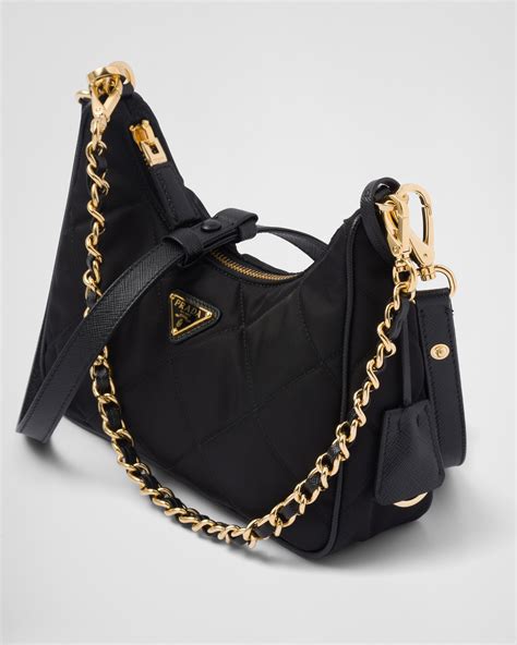 prada mini nylon bag with strap|Prada nylon mini bag price.